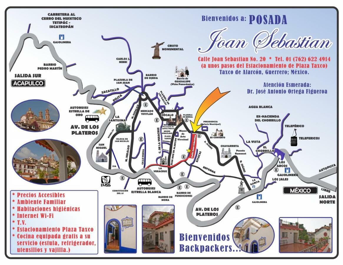 Posada Joan Sebastian Taxco de Alarcon Kültér fotó